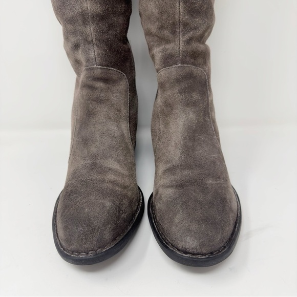 Born Women's Heeled Boots in Taupe Suede - Picture 2 of 9